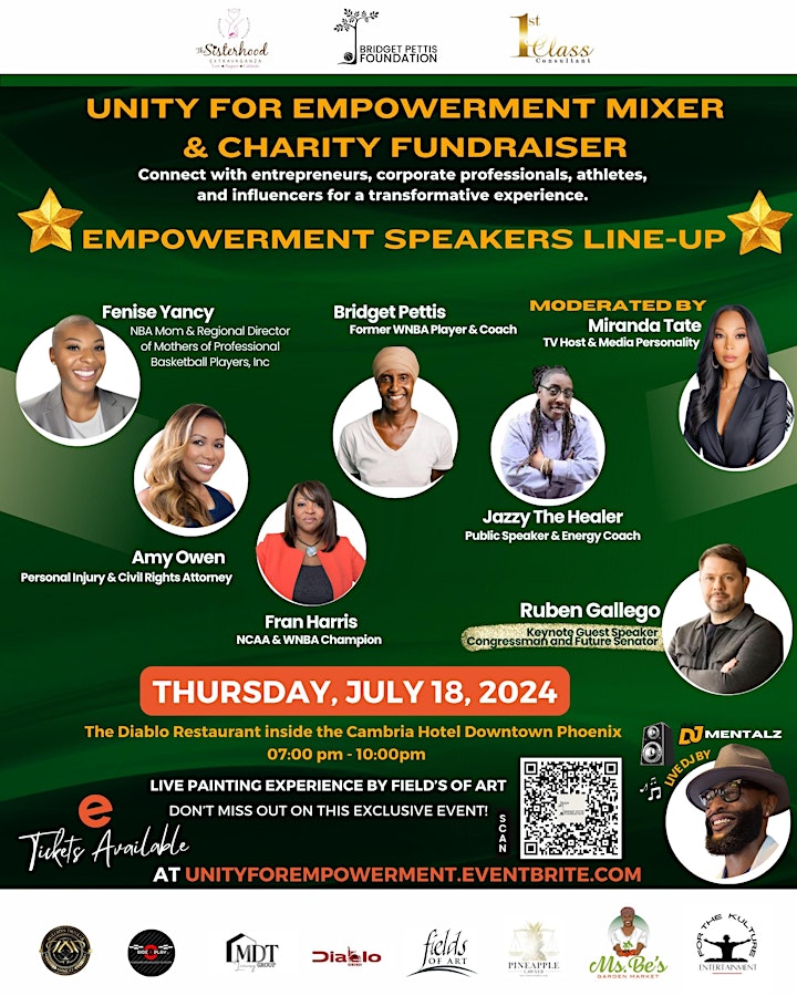 Unity for Empowerment Mixer & Charity Fundraiser: A Night of Connection, Inspiration, and Giving Back